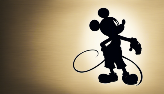 Silhueta do personagem Mickey Mouse