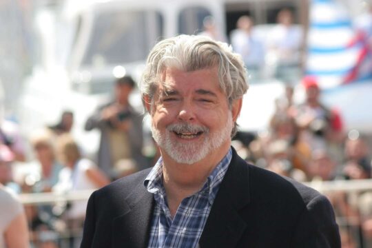 Foto de George Lucas sorrindo